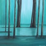 Moerasbos | 80 x 80 cm | olieverf | € 400,00