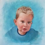 Niek | doek 30 x 30 cm olieverf | 2022 | verkocht